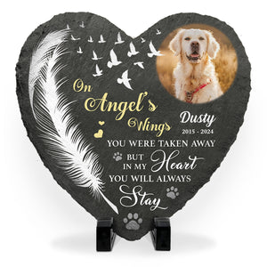 Personalized Gift For Beloved Dog Custom Photo Pet Memorial Stone