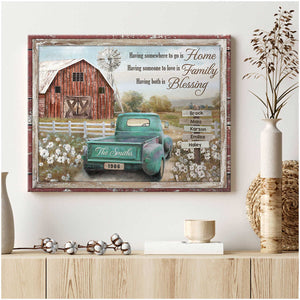 Personalized Farm Barn Canvas/Poster