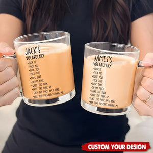 Personalized Funny Glass Mug - Custom Job Title - Fun Gifts For Coworker, Friends, Boss, Nurse