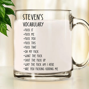 Personalized Funny Glass Mug - Custom Job Title - Fun Gifts For Coworker, Friends, Boss, Nurse