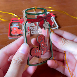 Taste My Cookie Personalized Couple Ornament