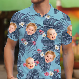 Custom Photo Dad, You’ve Always Been The Coolest - Family Personalized All Over Print Polo Shirt