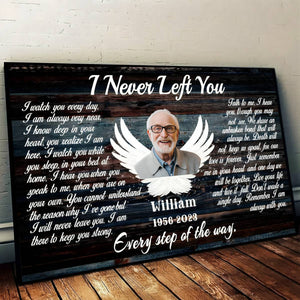 Personalized Angel Wings I Never Left You Love Canvas Prints