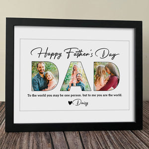 Happy Father's Day Personalized Family Picture Frame