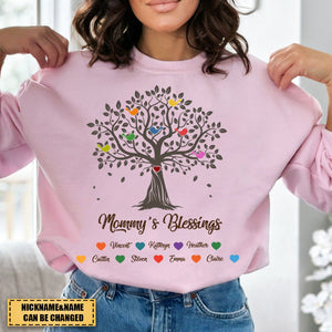 Personalized Grandma Blessing Tree Sweatshirt