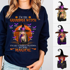 I'm A Grandma Witch Personalized Sweatshirt