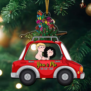 Personalized Gifts For Naughty Couple Christmas Ornament