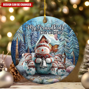 Sweet Grandma – Personalized Merry Christmas Ornament