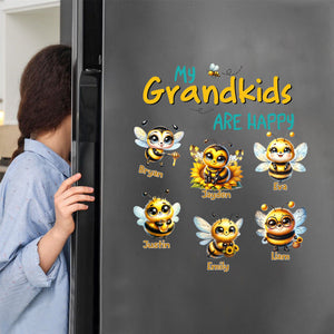 Personalized Fridge Decal/Sticker - My Bees Happy Flying