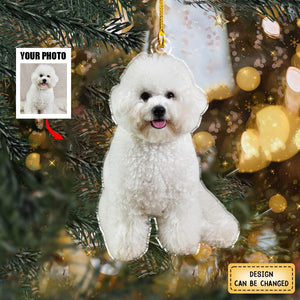 Custom Photo Personalized Ornament for dog lovers,pet lover