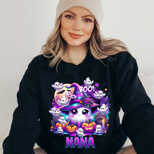 Grandma Ghost Boo! Personalized Halloween Sweatshirt