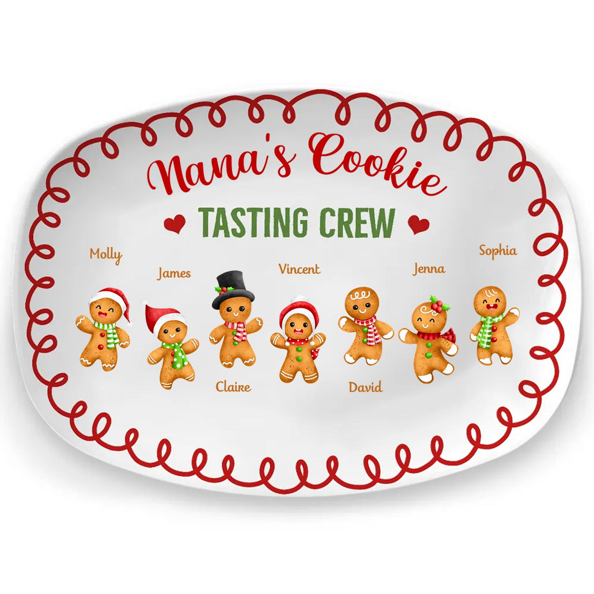 Tasting Crew Of Grandma - Personalized Platter