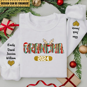 Love Grandmalife Personalized Sweatshirt - For Nana Mimi - Custom Kid Names