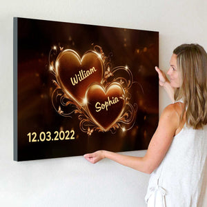 Personalized Poster - Couple Art, The Perfect Gift for Him or Her, Celebrate Your Love with a Beautiful Portrait