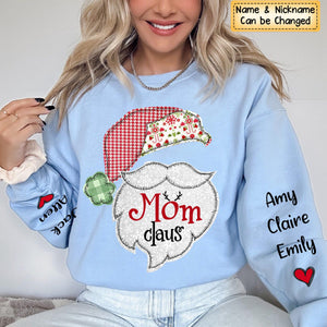 Mimi Claus Christmas With Grandkids Personalized Sweatshirt