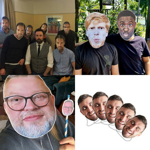 Personalized Photo Face Party Mask