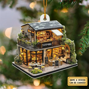 Personalized Gifts For Her Ornament Coffee Shop