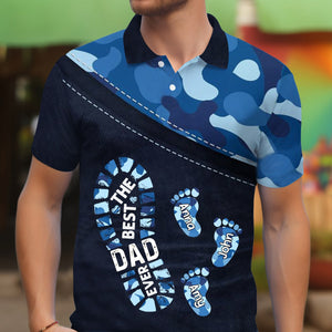 Personalized Polo Shirt Gift For Father - Best Dad Ever