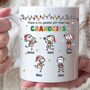 There Is No Greater Gift Than Grandkids Personalized Mug