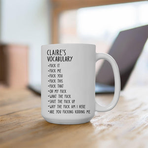 Personalized Funny Mug - Custom Job Title - Fun Gifts For Coworker, Friends, Boss, Nurse