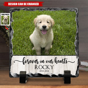 Personazlied Photo Rock Slate, Pet Loss Gift, Cat Memorial Gift, Pet Sympathy Gift