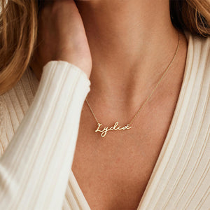 Personalized I Love You Forever And Always - Custom Name Necklace