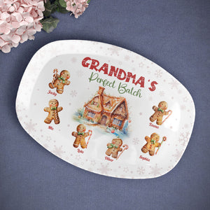 Grandma's Perfect Batch Custom Christmas - Personalized Platters