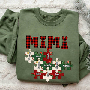 Personalized You Are The Piece That Holds Us Together Christmas Sweatshirt