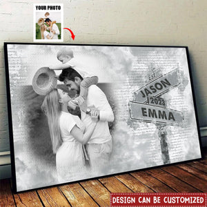 Custom Photo I Need You Because I Love You - Couple Personalized Custom Horizontal Poster - Gift For Husband Wife, Anniversary