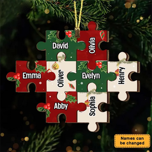 Personalized Pieces Of Our Family Ornament