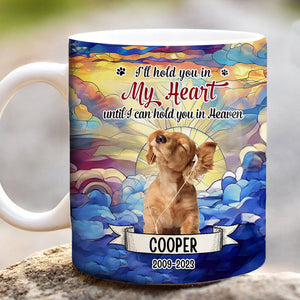 I Crossed The Rainbow Bridge Knowing I Was Loved - Personalized Upload Photo Mug Gift