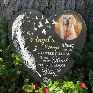 Personalized Gift For Beloved Dog Custom Photo Pet Memorial Stone