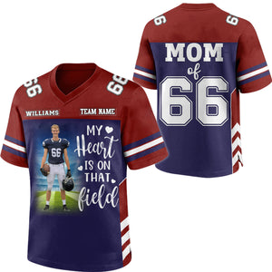 Custom Photo I'll Always Be Your Biggest Fan Football Jersey Gift For Football Lovers