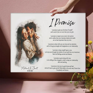 Personalized Couple Photo with Poem Quote Poster,Couple Gift, Anniversary Gift