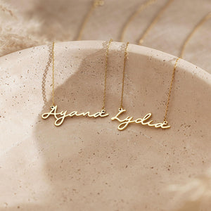 Personalized I Love You Forever And Always - Custom Name Necklace