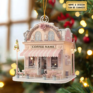 Personalized Gifts For Her Ornament Coffee Shop