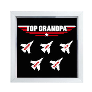 Personalized Light Shadow Box-Top Grandpa/Dad