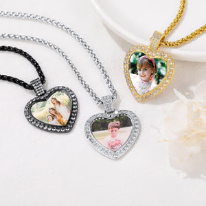 Personalized Engraving Photo Pendant Necklace