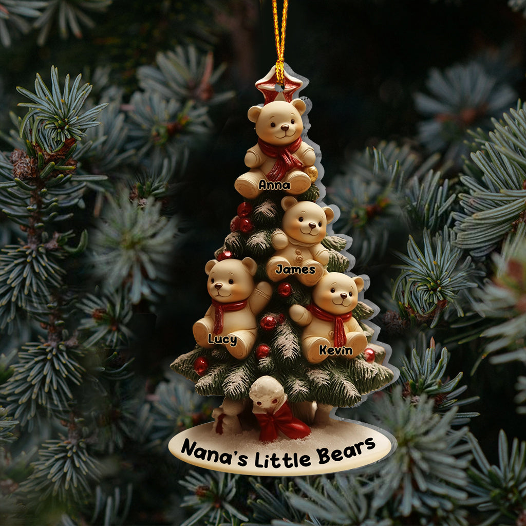 Personalized Grandma's Little Bears Ornament