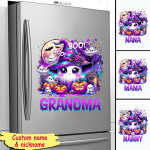 Grandma Ghost Boo! Personalized Holloween Decal