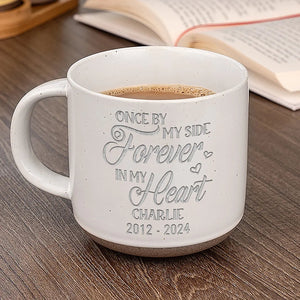 The Moment Your Heart Stopped, Mine Changed Forever Personalized Memorial 11oz Mug