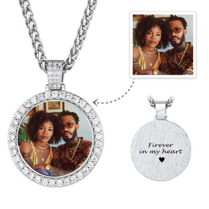 Personalized Engraving Photo Pendant Necklace