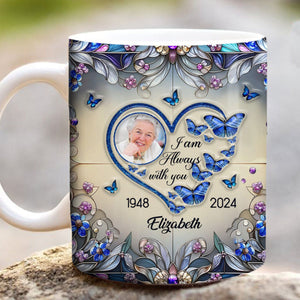 Forever In My Heart Butterfly Personalized Memorial Mug