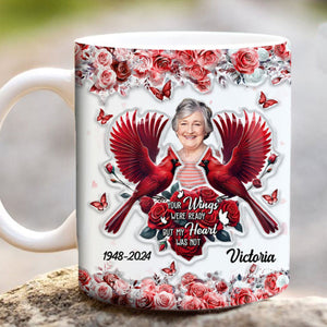 Always On My Mind Forever Cardinal Bird Personalized Memorial Mug