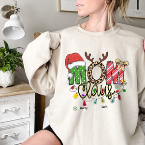 Personalized Christmas SweatShirt For Grandma/Mom