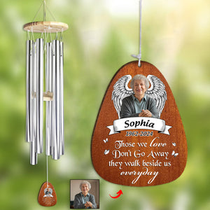 I am always with you - Personalized Memorial Photo Wind Chimes