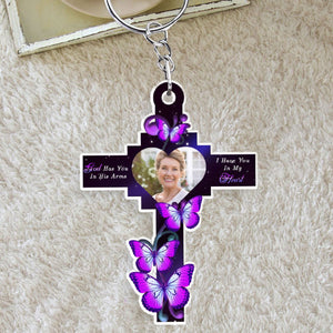 In My Heart - Personalized Acrylic Keychain