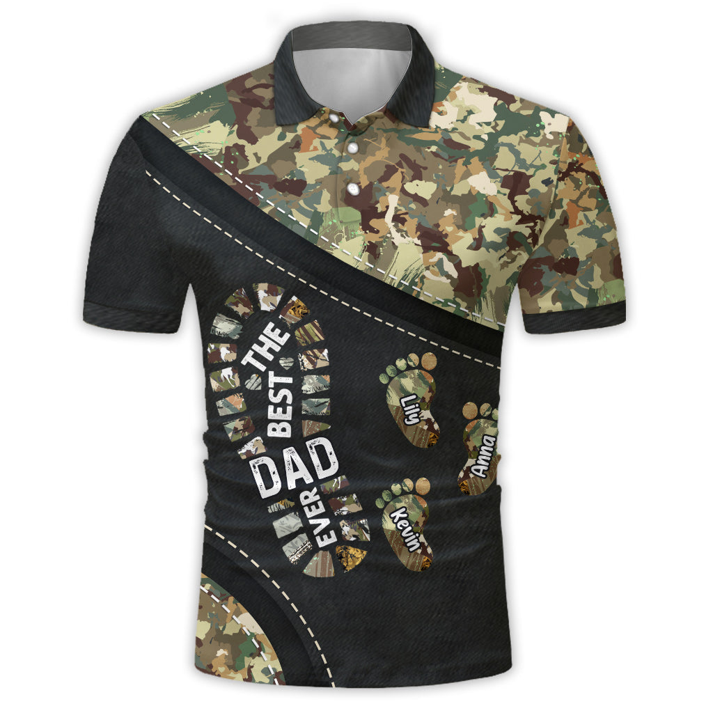 Personalized Polo Shirt Gift For Father - Best Dad Ever