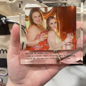 Personalized Photo Acrylic Block Plaque