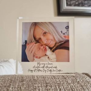 Personalized Photo Acrylic Block Plaque